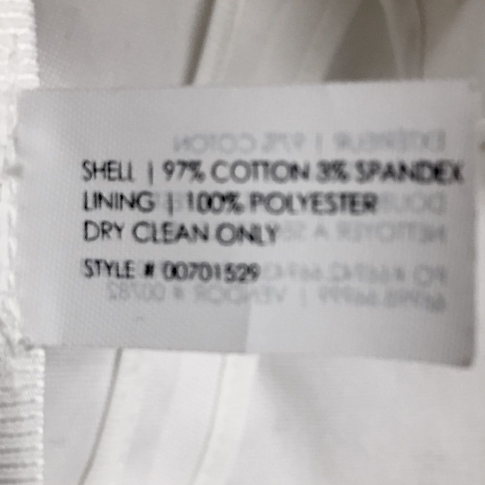 Club Monaco White Scarlet Blazer Jacket Size 00 - Picture 6 of 7